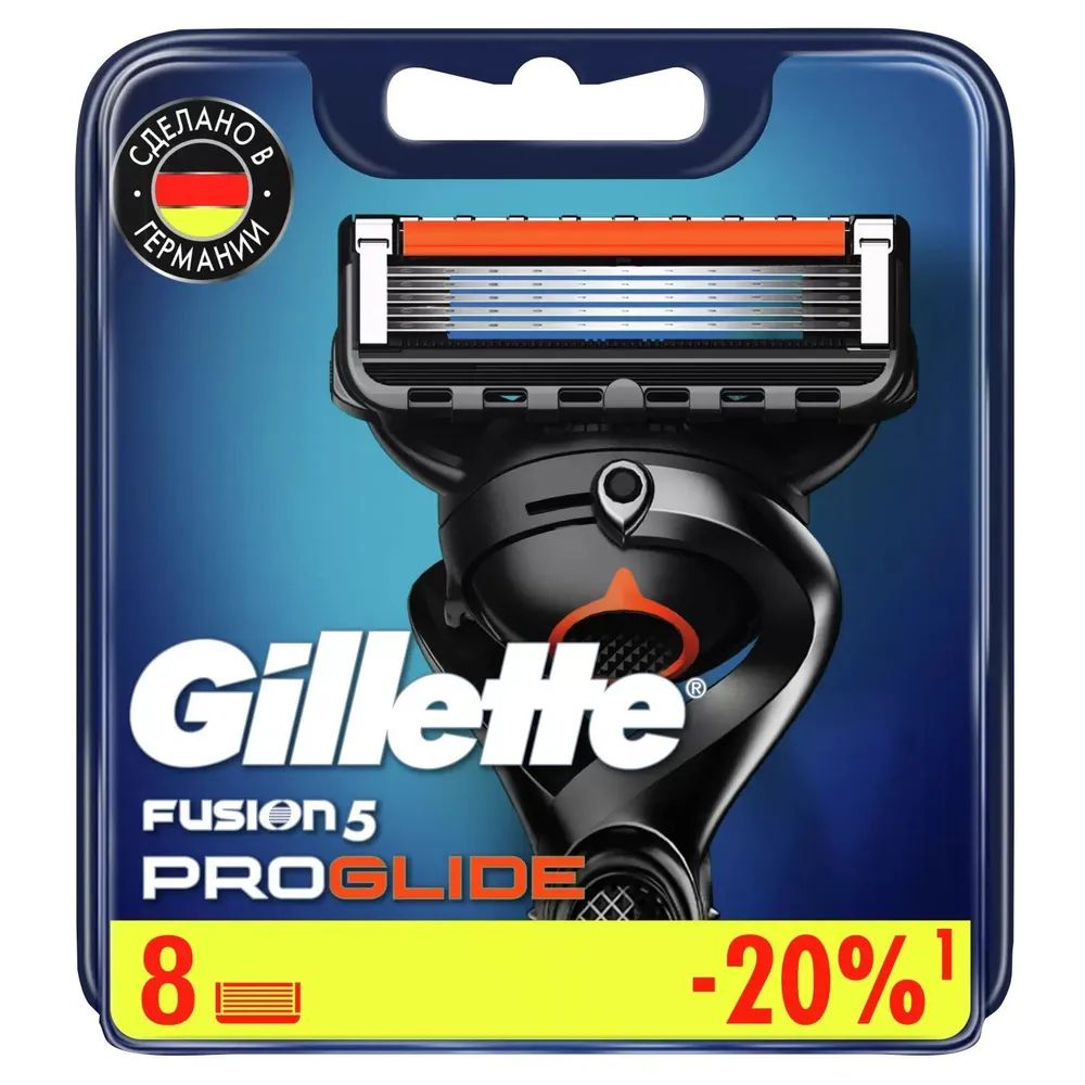 Gillette Сменные кассеты Fusion Proglide, 4 шт