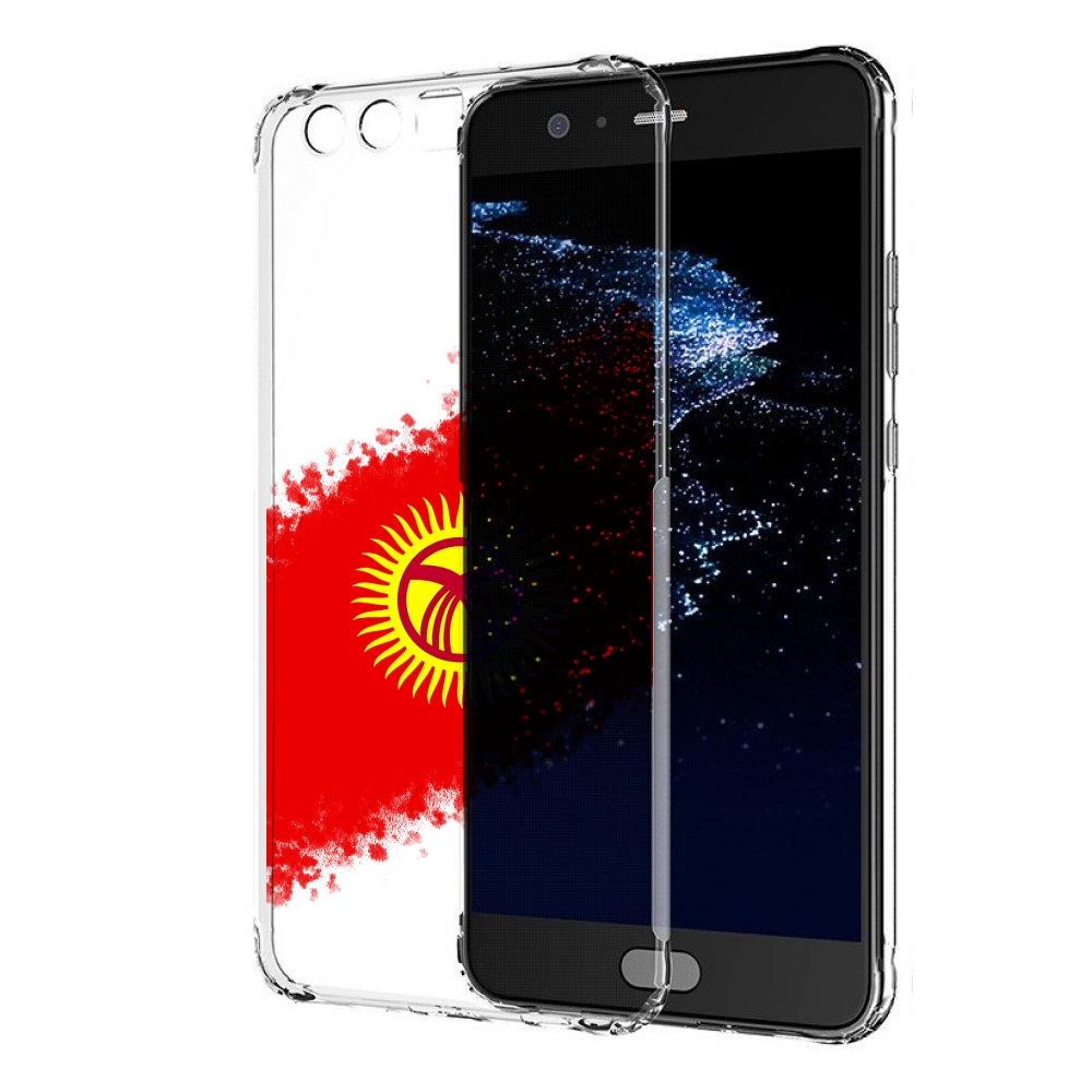 

Чехол бампер MyPads флаг Киргизии для Huawei P10 Plus противоуда, Прозрачный, Tocco
