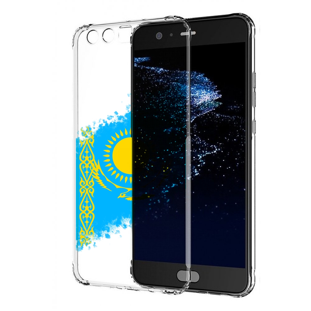 

Чехол бампер MyPads флаг Казахстана для Huawei P10 Plus противоу, Прозрачный, Tocco