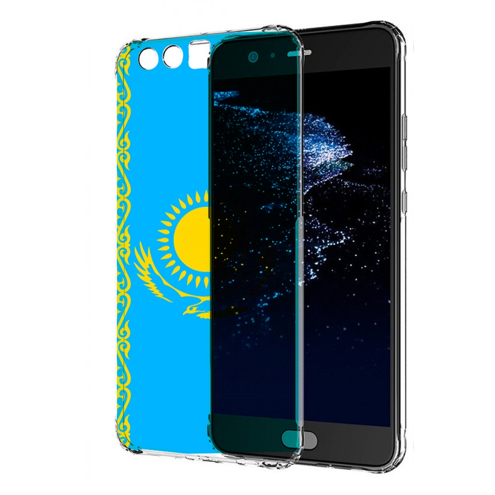 

Чехол бампер MyPads флаг Казахстана-1 для Huawei P10 Plus против, Прозрачный, Tocco