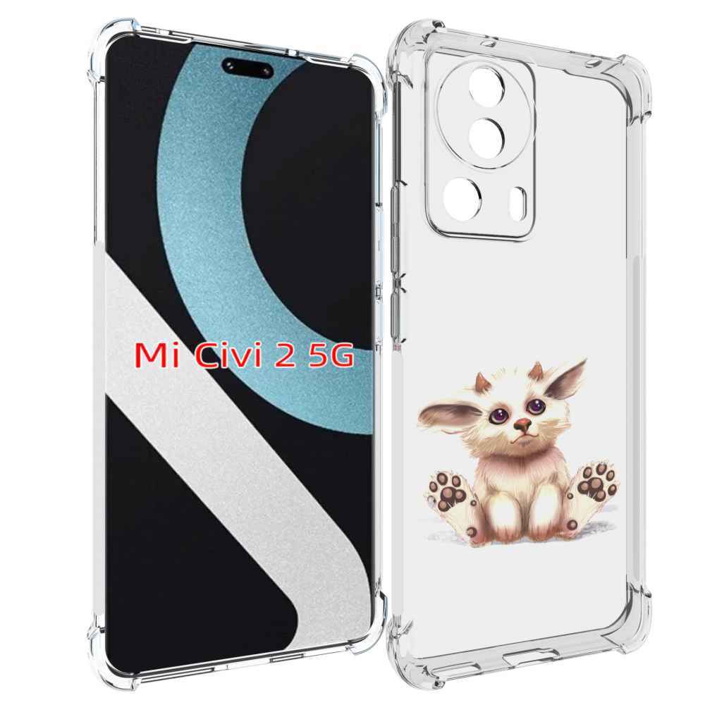 

Чехол MyPads Маленькое чудо детский для Xiaomi Civi 2, Прозрачный, Tocco
