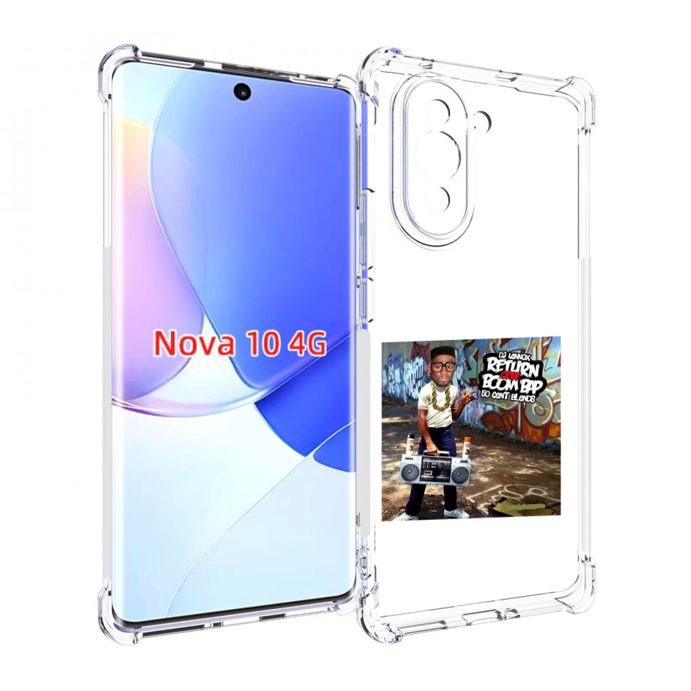

Чехол MyPads 50 Cent & DJ Lennox - Return Of The Boom Bap для Huawei Nova 10, Прозрачный, Tocco