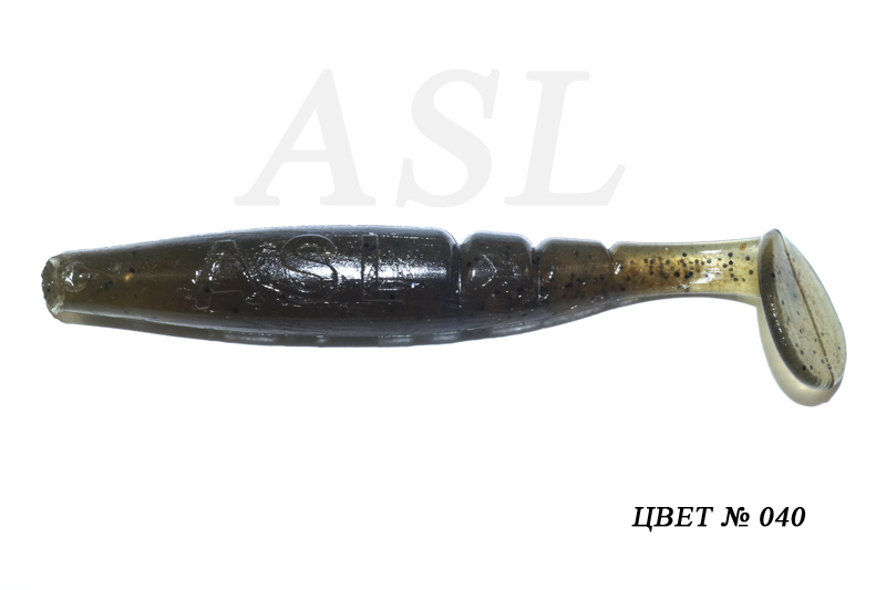 

Силиконовая приманка ASL Самурай цв. 040 L-12см 4шт/уп, Самурай