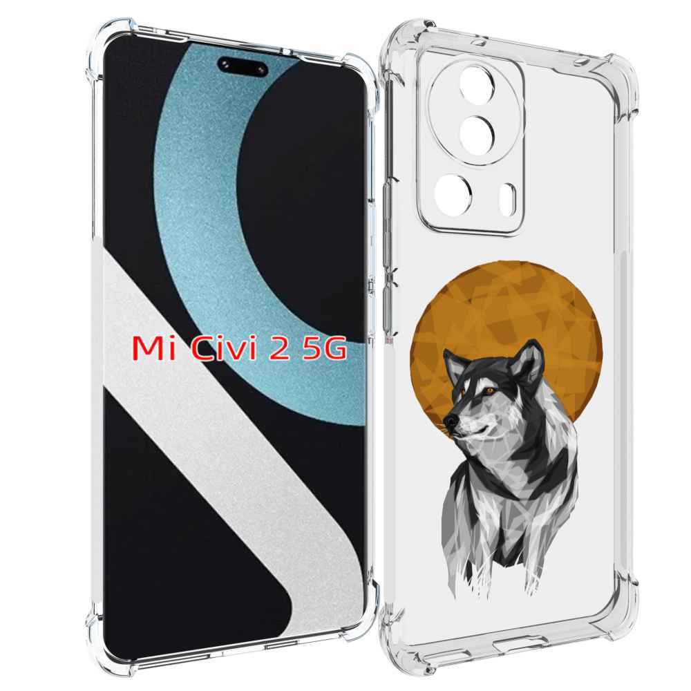 

Чехол MyPads Лунный волк для Xiaomi Civi 2, Прозрачный, Tocco