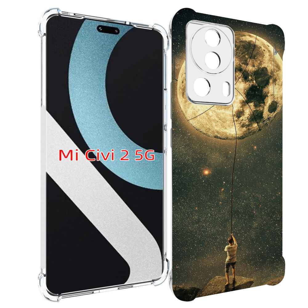 

Чехол MyPads Луна-светит для Xiaomi Civi 2, Прозрачный, Tocco