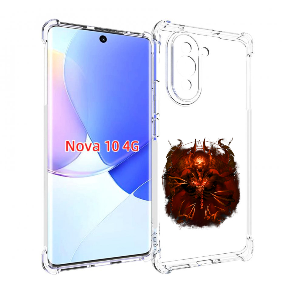 

Чехол MyPads яркий демон для Huawei Nova 10, Прозрачный, Tocco