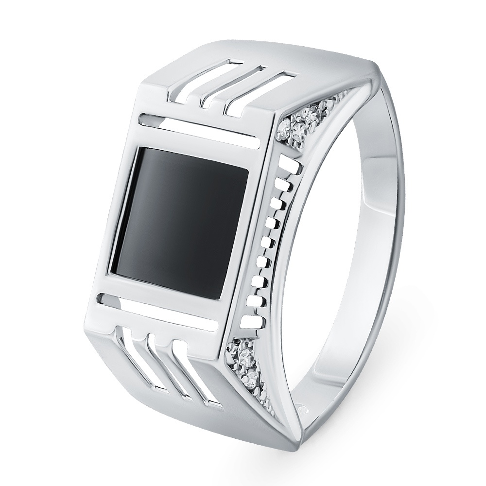 

Кольцо мужское из серебра с фианитом р.  585Gold 901000961, 901000961