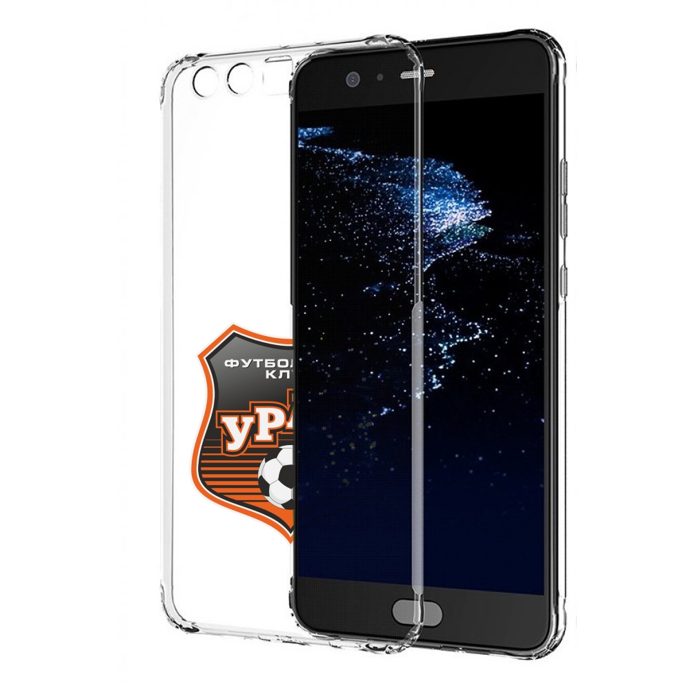 

Чехол бампер MyPads фк урал мужской для Huawei P10 Plus противоу, Прозрачный, Tocco
