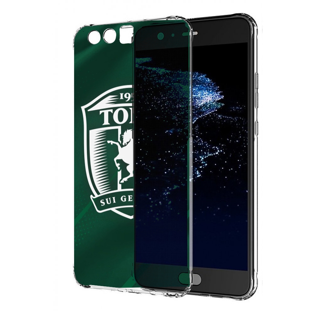 

Чехол бампер MyPads фк томь томск для Huawei P10 Plus противоуда, Прозрачный, Tocco