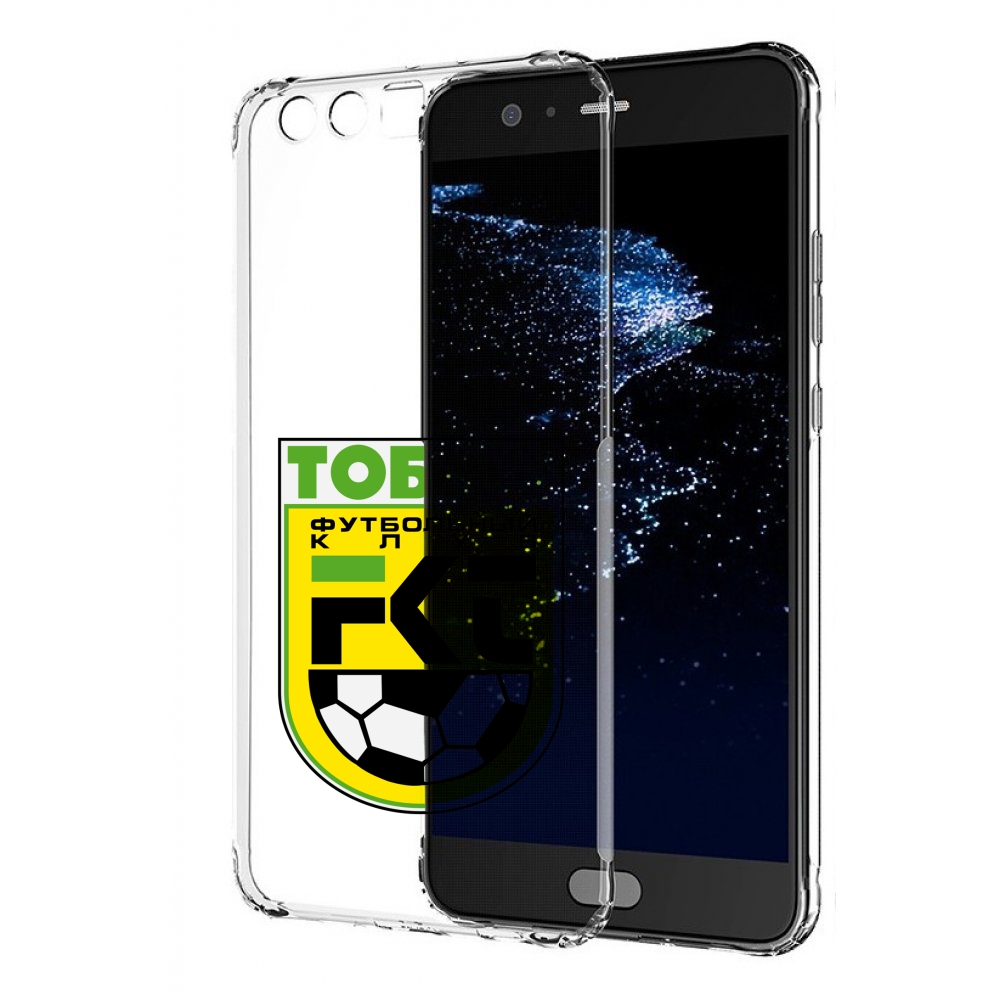 

Чехол бампер MyPads фк тобол мужской для Huawei P10 Plus противо, Прозрачный, Tocco