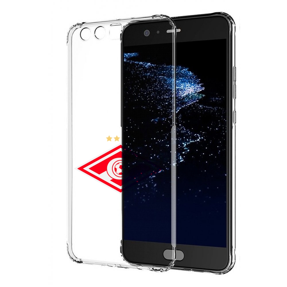 

Чехол бампер MyPads фк спартак 1 для Huawei P10 Plus противоударный, Прозрачный, Tocco