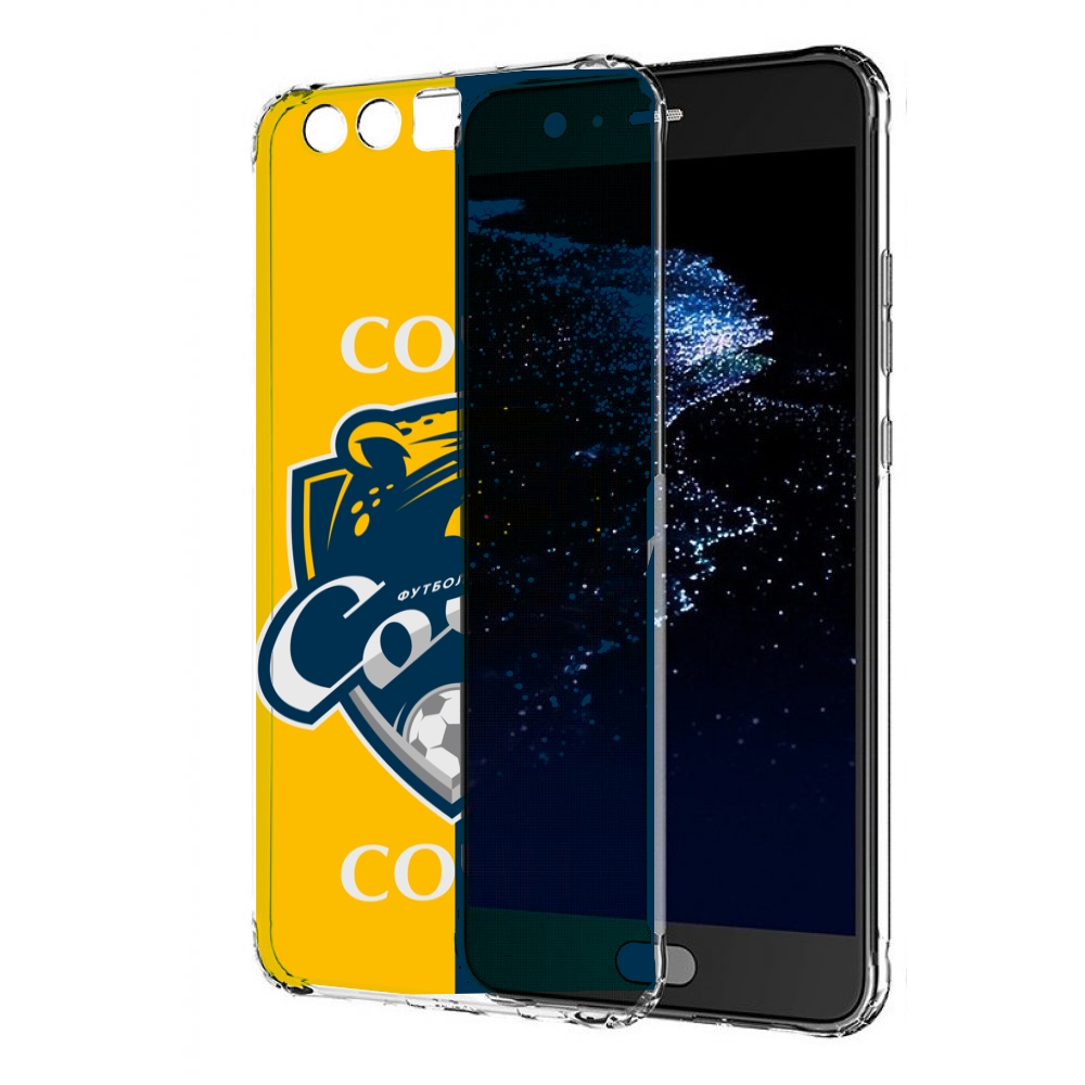 Чехол бампер MyPads фк сочи для Huawei P10 Plus противоударный