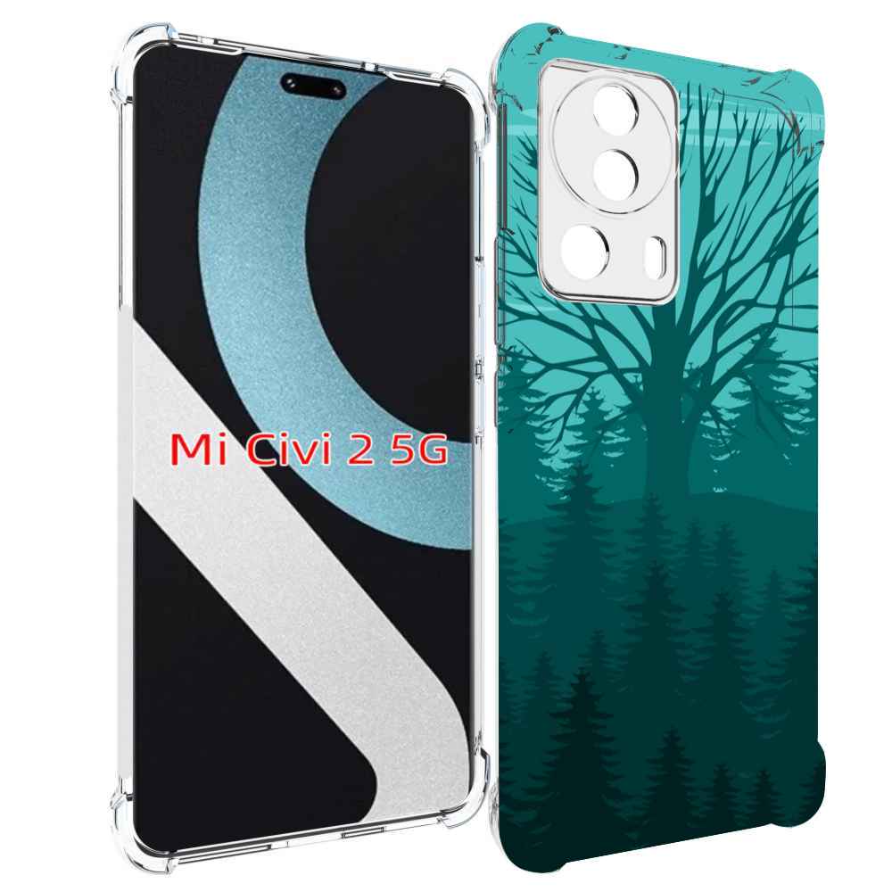 

Чехол MyPads Лес для Xiaomi Civi 2, Прозрачный, Tocco