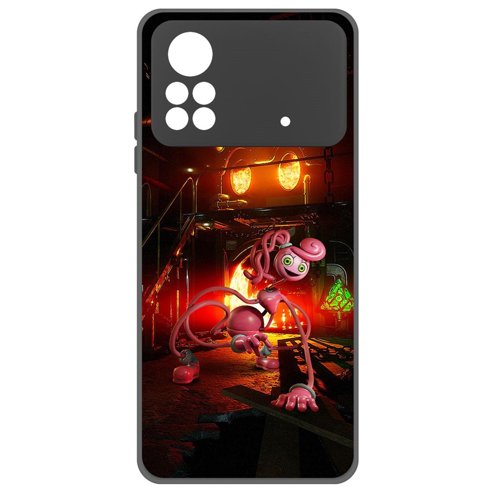 

Чехол-накладка Софт Хаги Ваги - Мама Длинные Ноги для Poco X4 Pro 5G, Черный