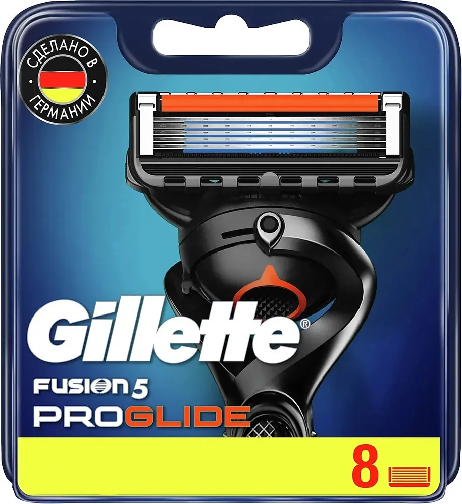 Сменные кассеты для бритья Gillette Fusion5 ProGlide, 8 шт