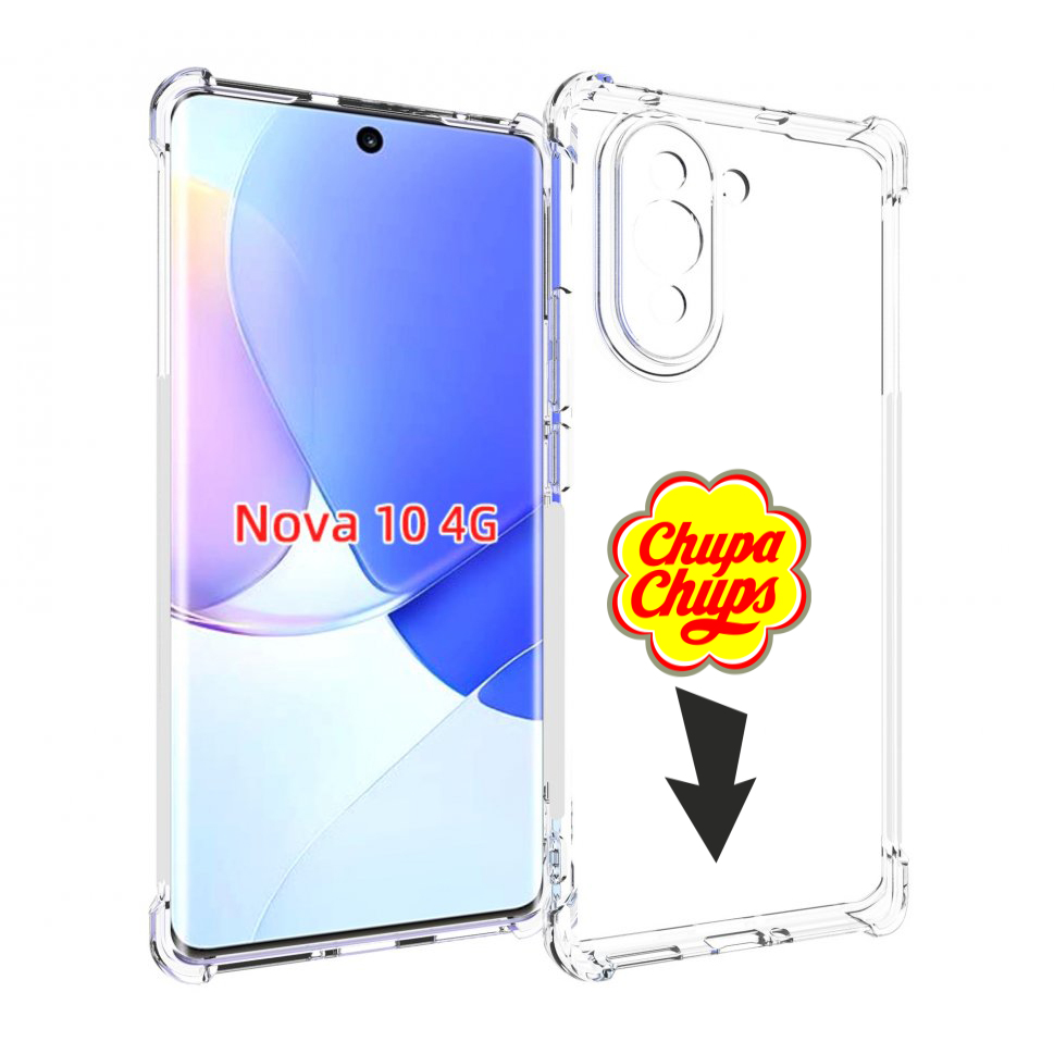 

Чехол MyPads чупа чупс для Huawei Nova 10, Прозрачный, Tocco