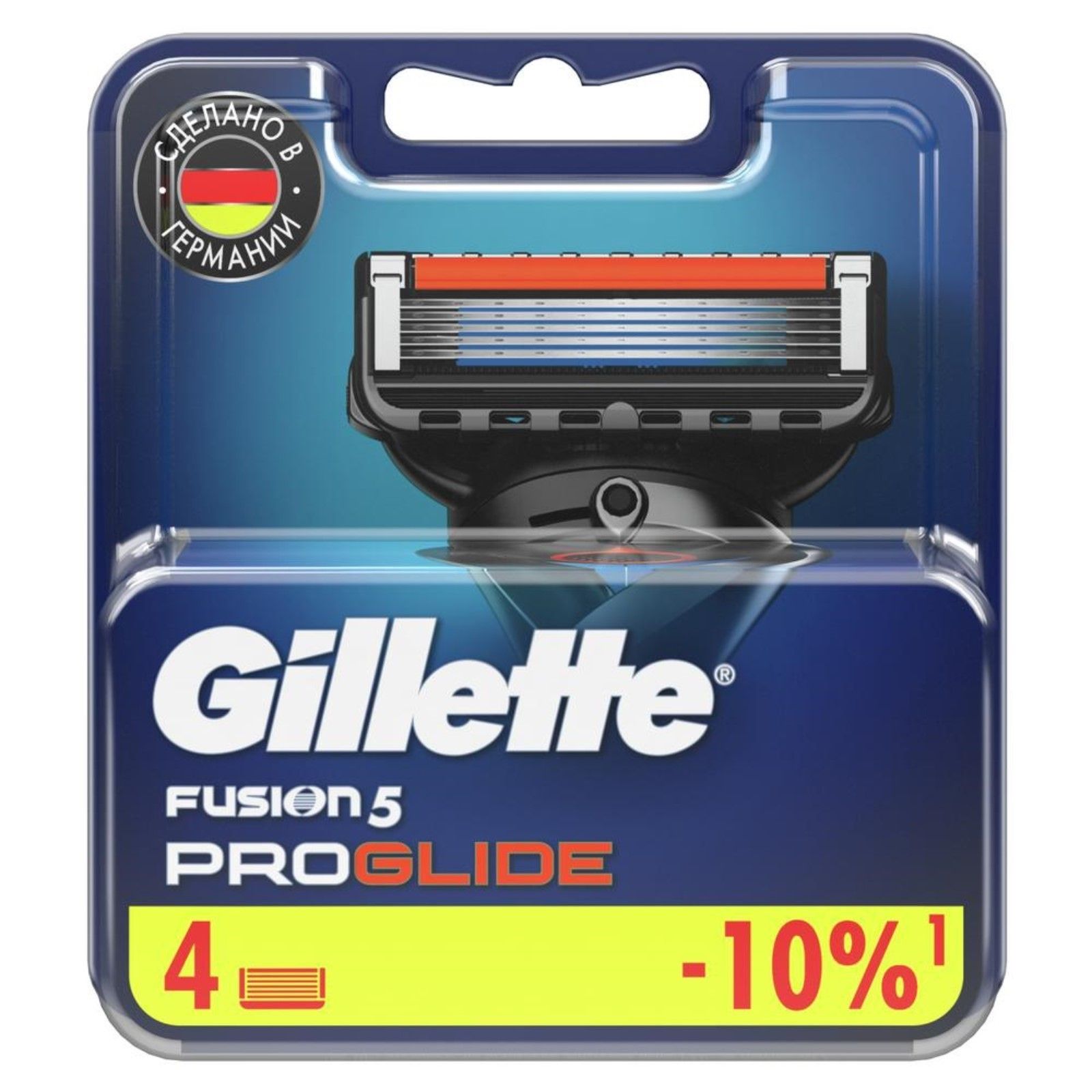 Gillette Fusion Proglide сменные кассеты для бритья , 4 шт