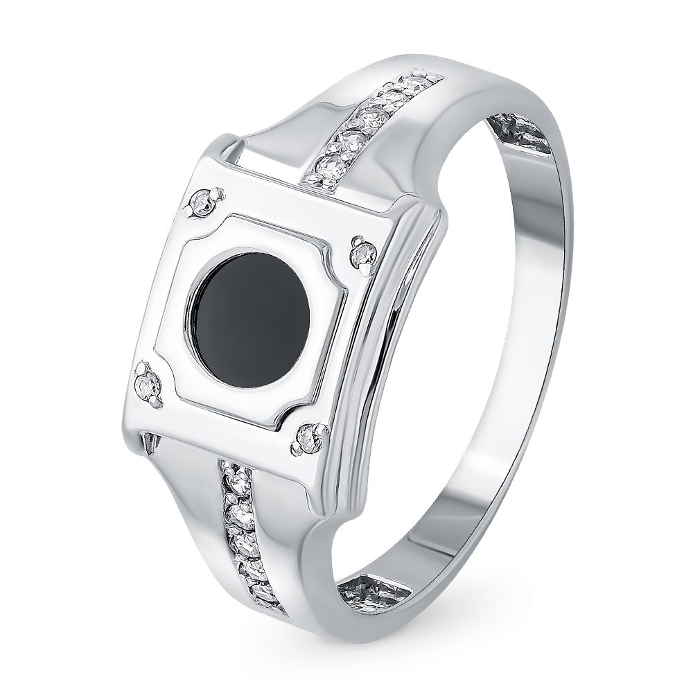 

Кольцо мужское из серебра с фианитом р. , 585Gold 901000949, 901000949