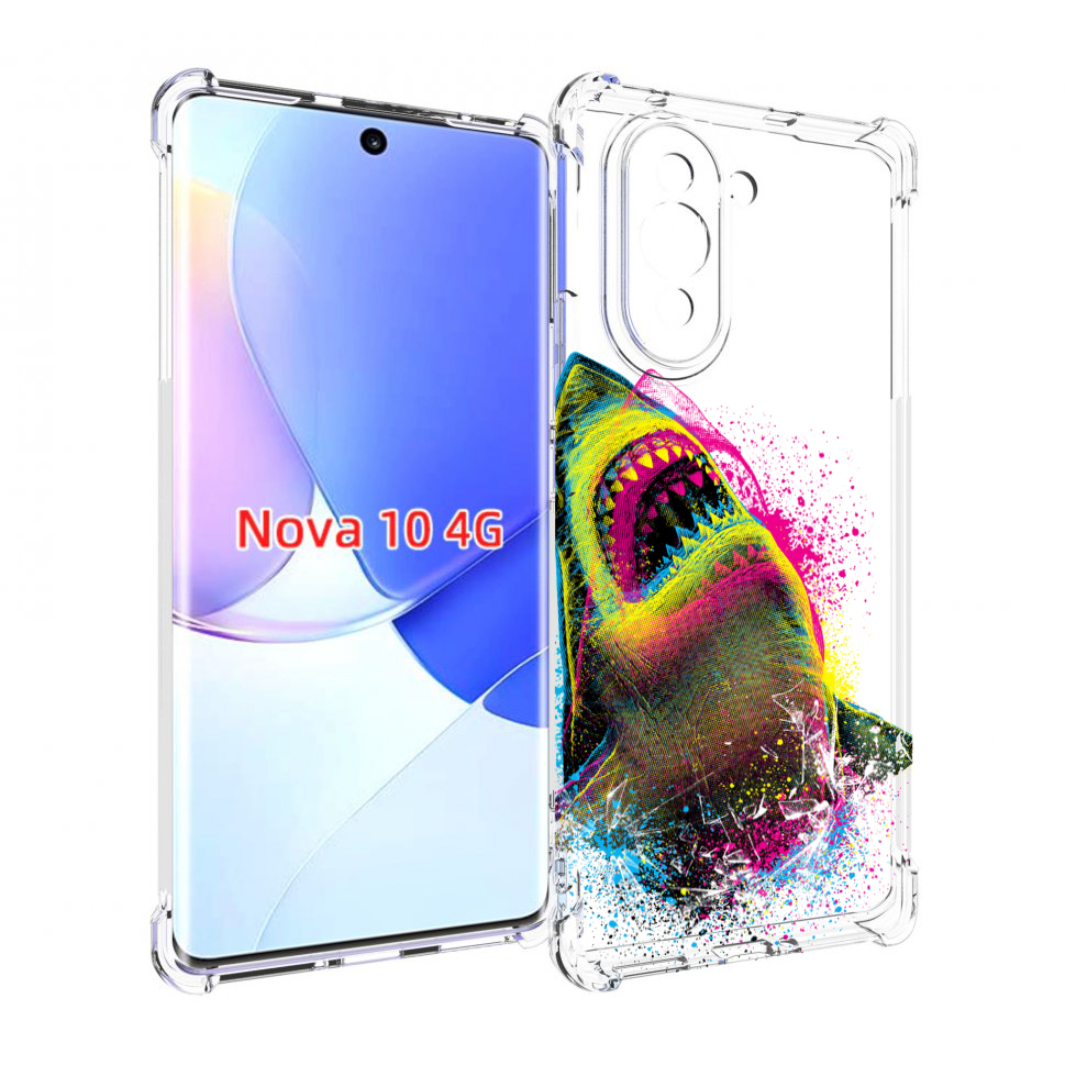 

Чехол MyPads челюсти-2 для Huawei Nova 10, Прозрачный, Tocco