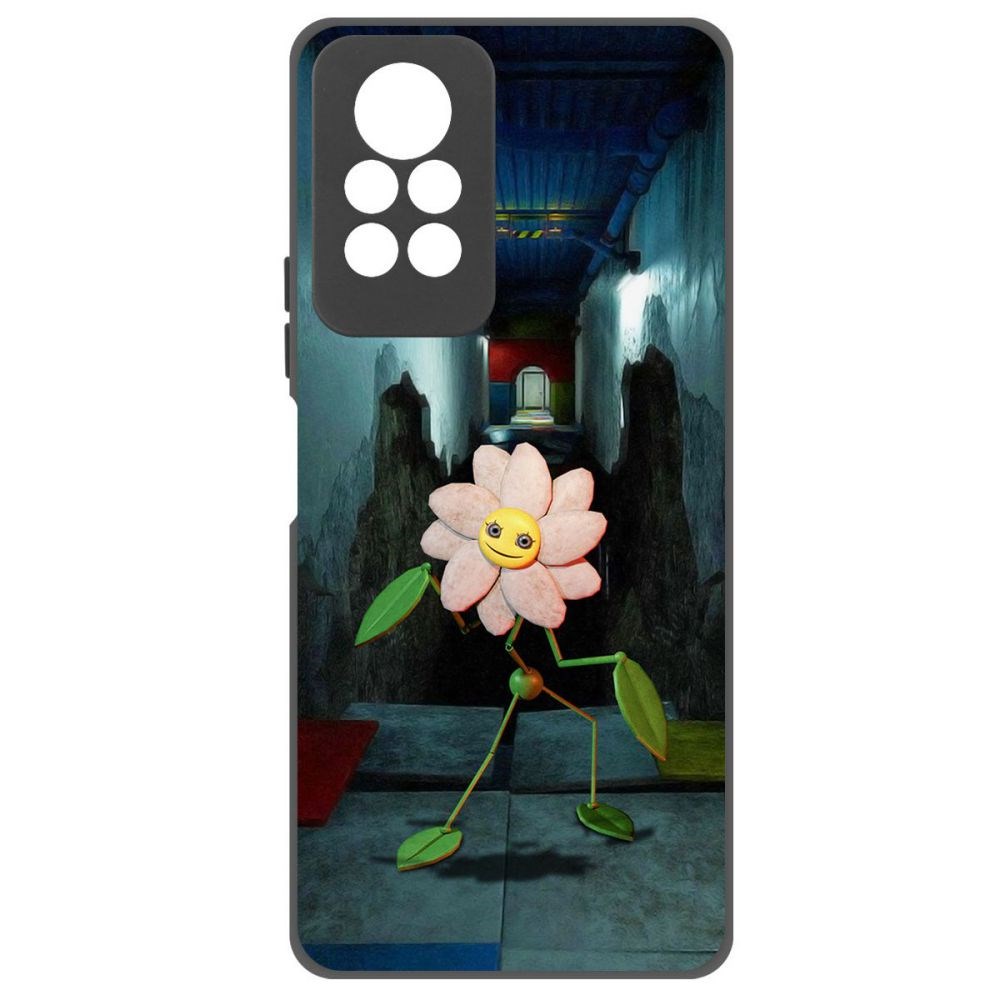 

Чехол-накладка Софт Хаги Ваги - Дейзи для Infinix Note 11 Pro, Черный