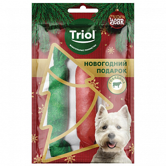 

Лакомство для собак Triol New Year Волшебный подарок, 47 г, 8 шт