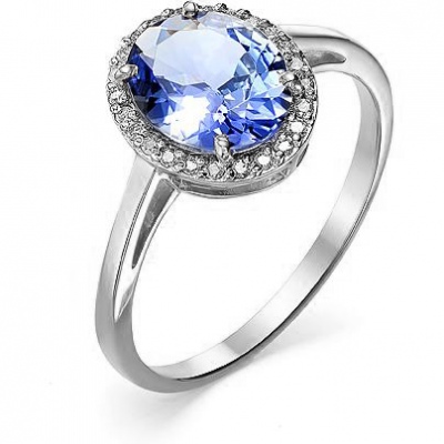 

Кольцо из белого золота с танзанитом и бриллиантами р. 20 Master Brilliant 1-106-729-31, 1-106-729-31