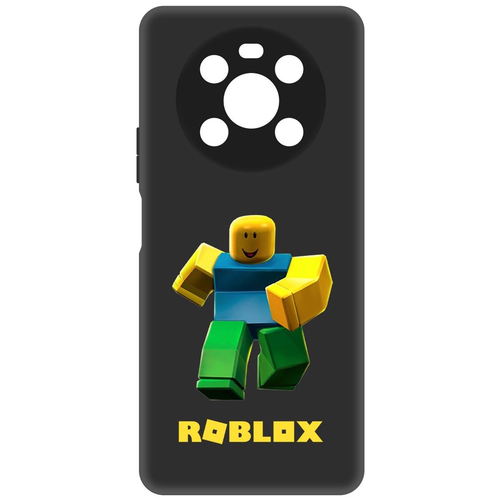 

Чехол-накладка Софт Roblox-Классический Нуб для Honor X9, Черный