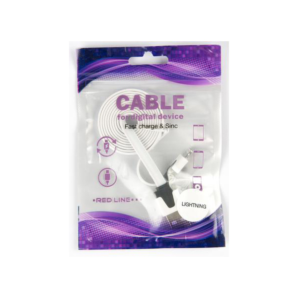 

Кабель Red Line Lite USB – Apple Lightning White, Lite USB – Apple Lightning White