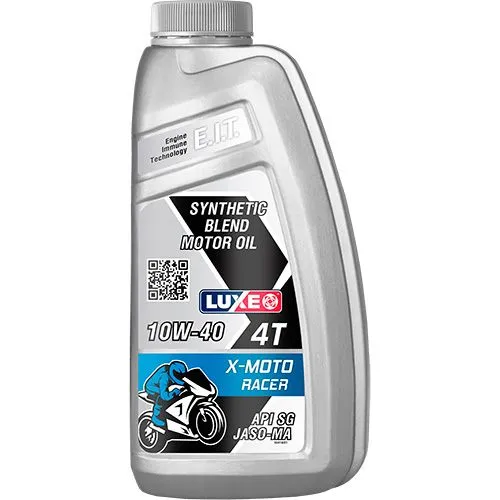 

Масло моторное LUXE X-MOTO RACER EXTRA MINERAL 10W-40 Полусинтетическое, 1 л
