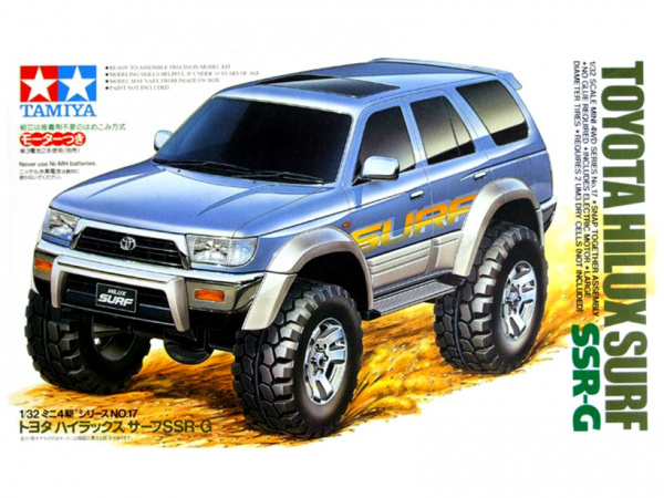 

19017 Tamiya 1/32 Toyota Hi-Lux Surf с электромоторчиком серия 4WD джипы с мал колесами