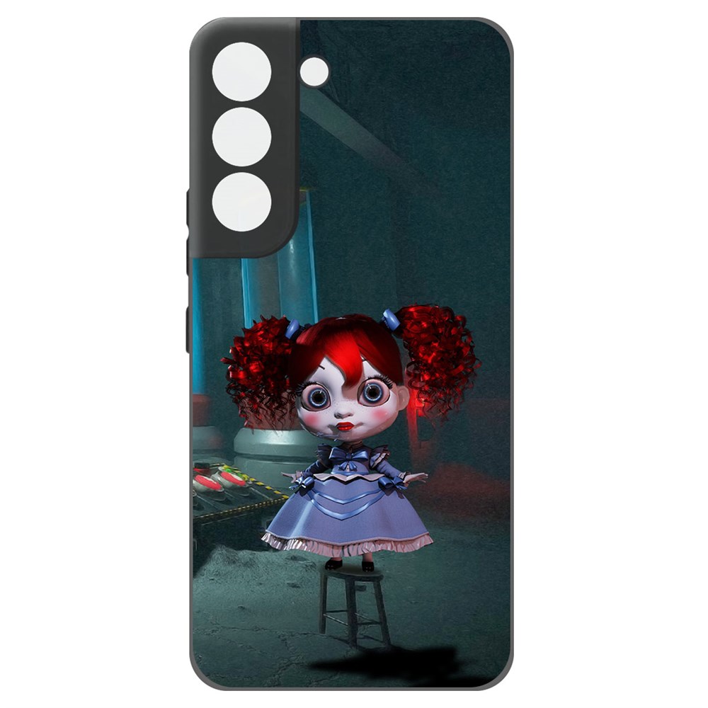 

Чехол-накладка Софт Хаги Ваги - Кукла Поппи для Samsung Galaxy S22+, Черный