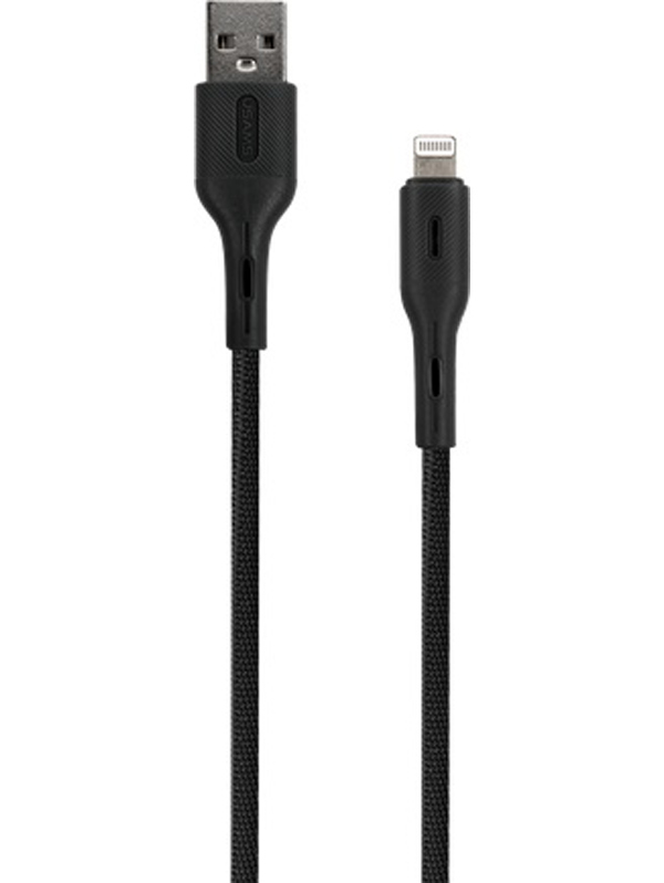 фото Кабель usams usb to apple lightning 1.2m black