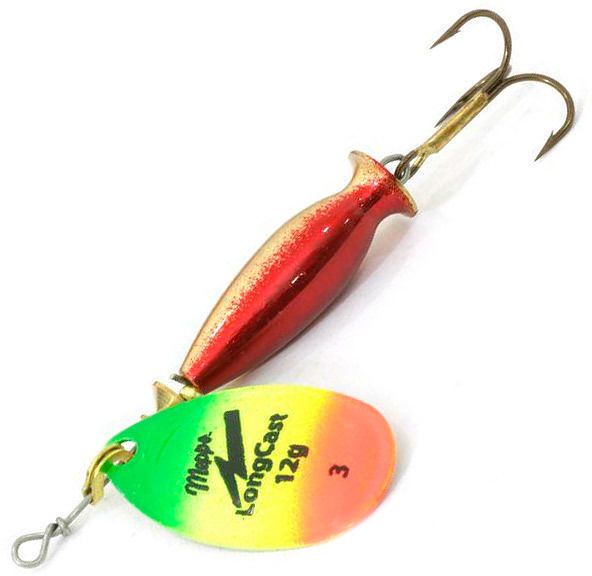 

Блесна Mepps AGLIA LongCast TIGER 4 (17гр), Желтый;зеленый;красный;оранжевый, AGLIA LongCast NR