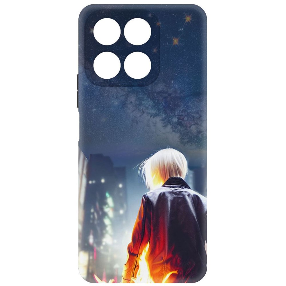 

Чехол-накладка Софт Перспектива для Honor X8a, Черный