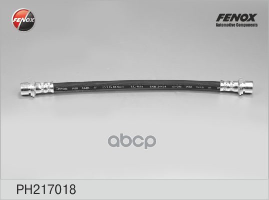

FENOX PH217018 PH217018_шланг тормозной! передний\ Toyota Land Cruiser 3.0/4.0 02