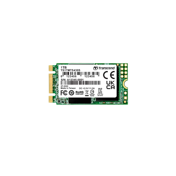 SSD накопитель Transcend TS1TMTS430 M.2 2242 (TS1TMTS430S)
