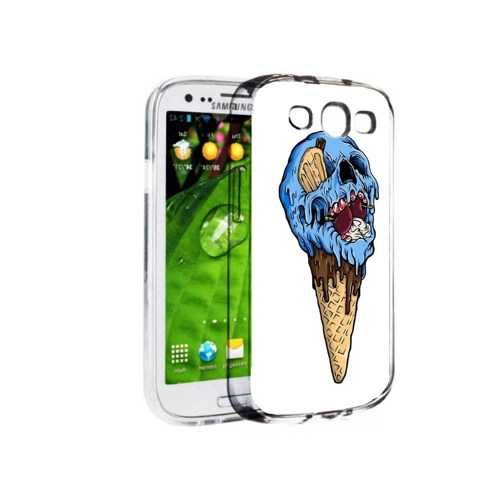 

Чехол MyPads Tocco для Samsung Galaxy S3 мороженное череп (PT123108.507.484), Прозрачный, Tocco