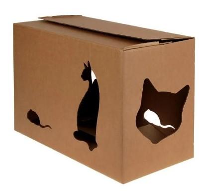 

Дом для кошки РАВ Домик+, 55x26x35 см