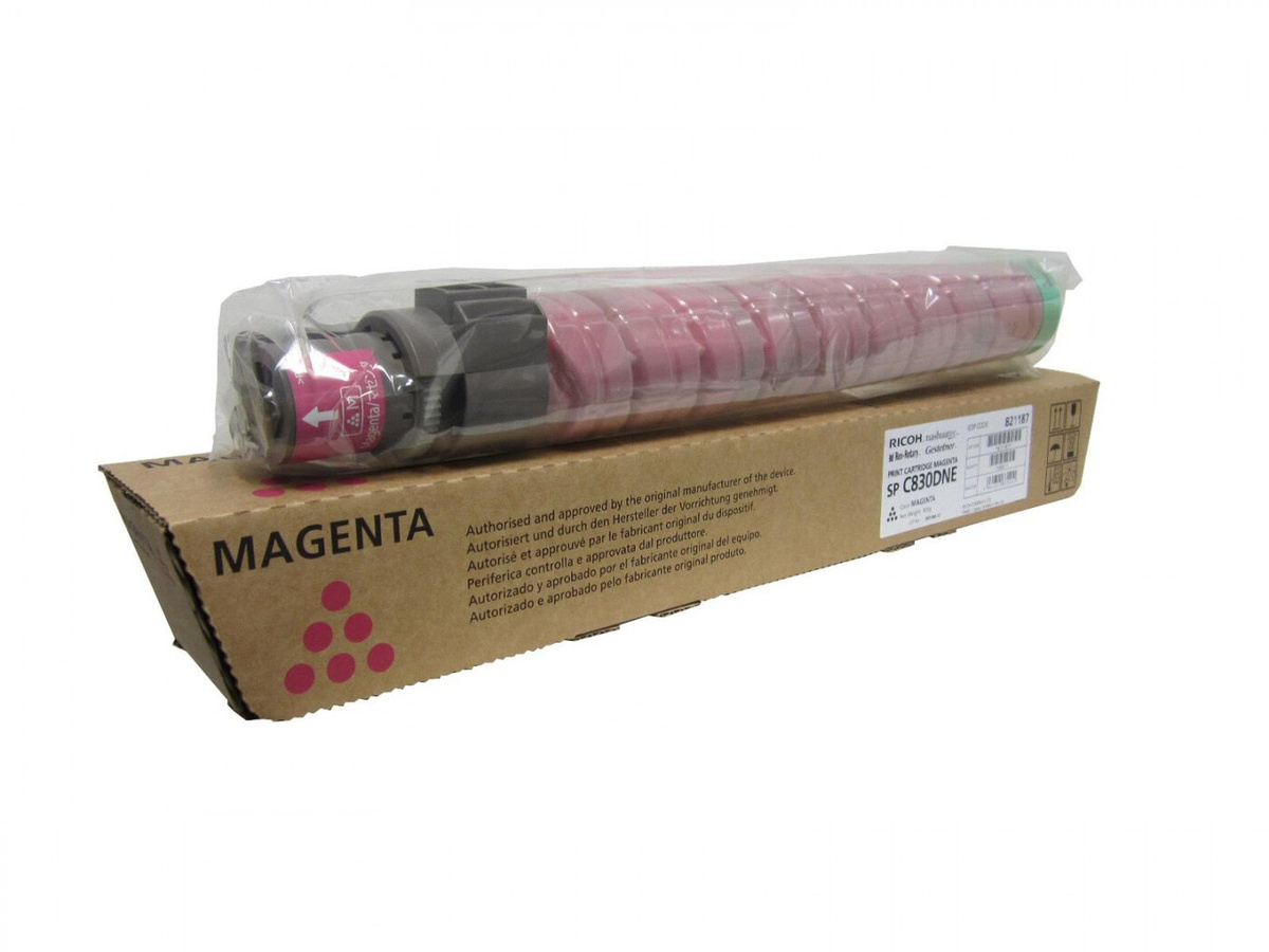 

Картридж для лазерного принтера Ricoh SP C830DNE-M 821123,821187 Purple, оригинальный, Пурпурный