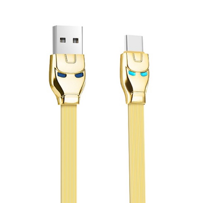 

Кабель USB - Type-C Hoco U14, 2.4 А, 1.2 м, индикатор, золотистый, U14, USB - Type-C, 2.4 А, 1.2 м, индикатор, золотистый