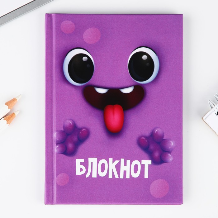 

Блокнот ArtFox Монстрик 9597316, А6 в твердой обложке, 40 листов