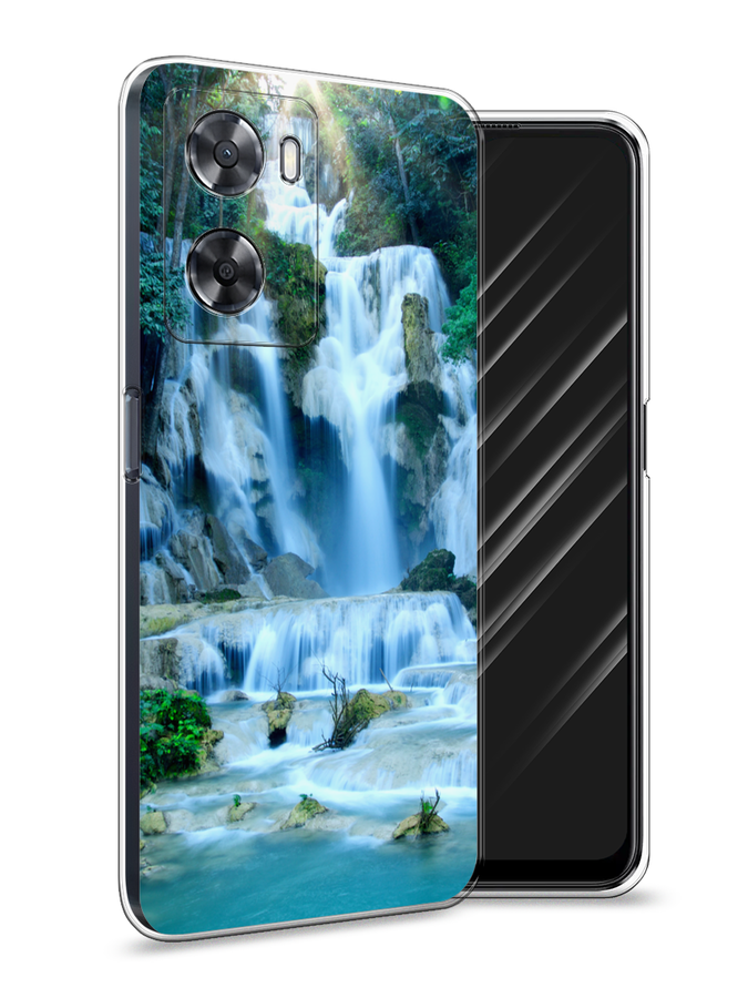 

Чехол Awog на Oppo A77s 4G "Водопад 8", Голубой;зеленый, 2511950-4