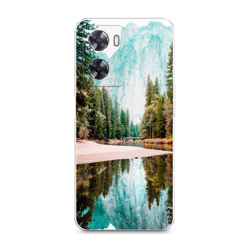 

Чехол Awog на Oppo A77s 4G "Горы 11", Зеленый;голубой, 2511950-4