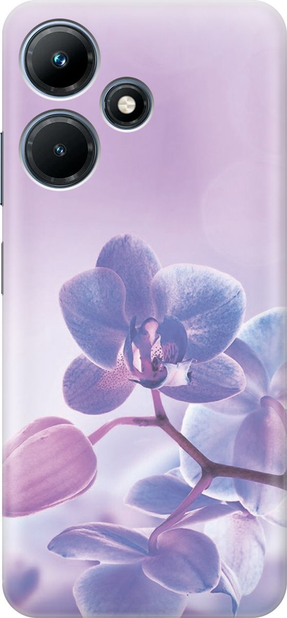 

Силиконовый чехол на Infinix Hot 30i "Лиловые орхидеи", Голубой;фиолетовый, 159408