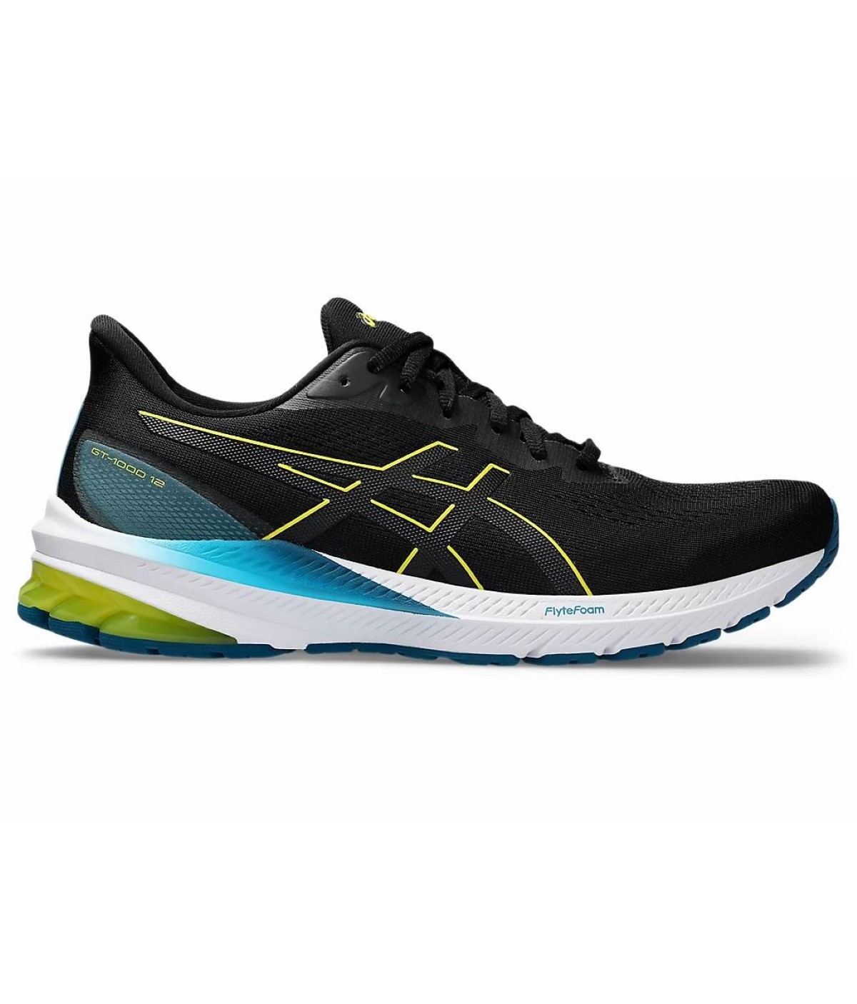 

Кроссовки мужские Asics Gt-1000 12 1011B631-005 черные 42.5 EU, Черный, Gt-1000 12