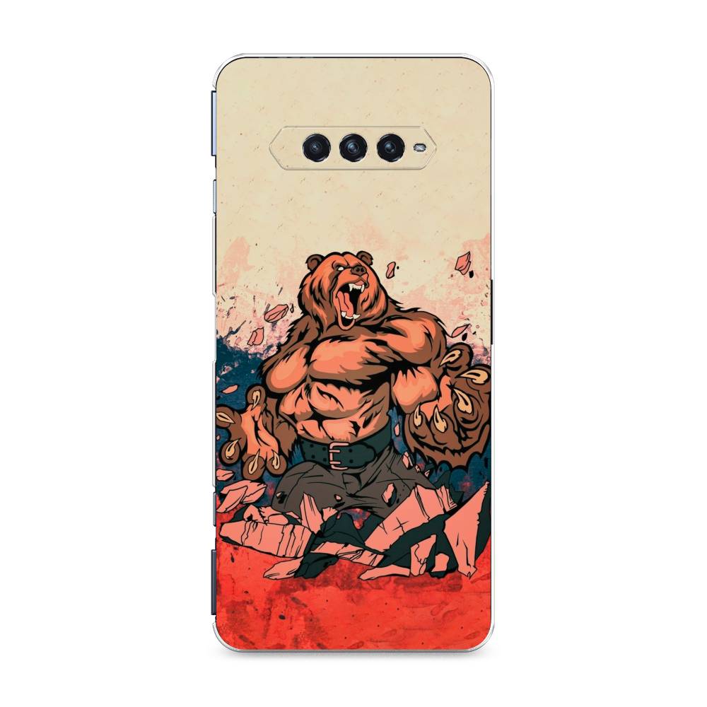 

Чехол Awog на Xiaomi Black Shark 4/4S/4S Pro/4 Pro "Медведь с флагом РФ", Разноцветный, 311150-2