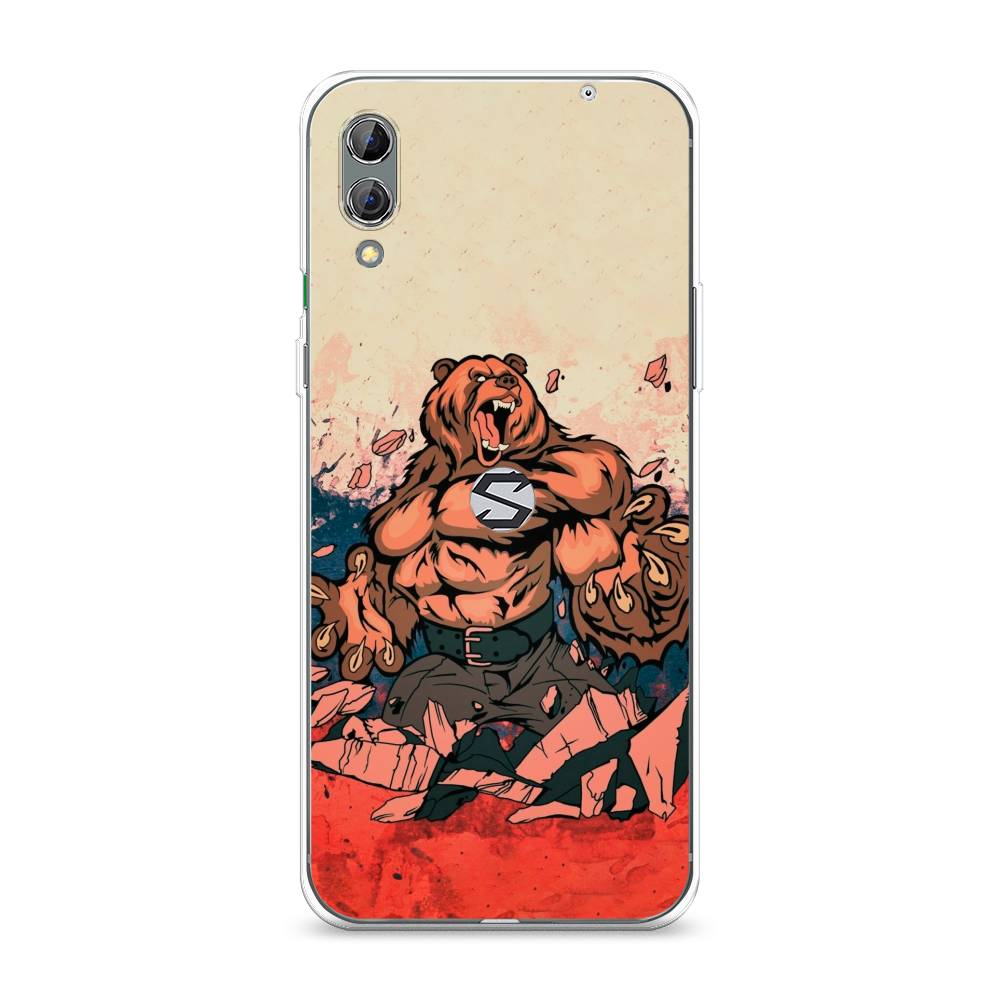 

Чехол Awog на Xiaomi Black Shark 2/2 Pro "Медведь с флагом РФ", Разноцветный, 36350-2
