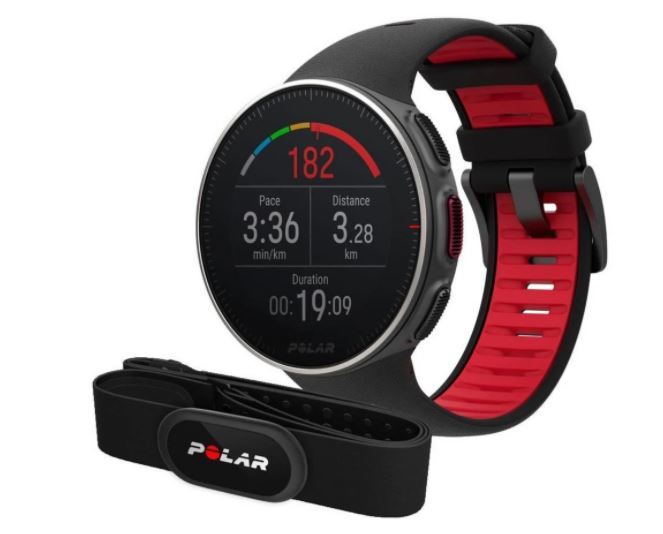 фото Мультиспортивные часы пульсометры polar vantage v titan black (hr) nobrand