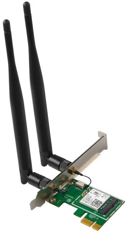 

Wi-Fi адаптер Tenda E12, адаптер PCI Express, Черный