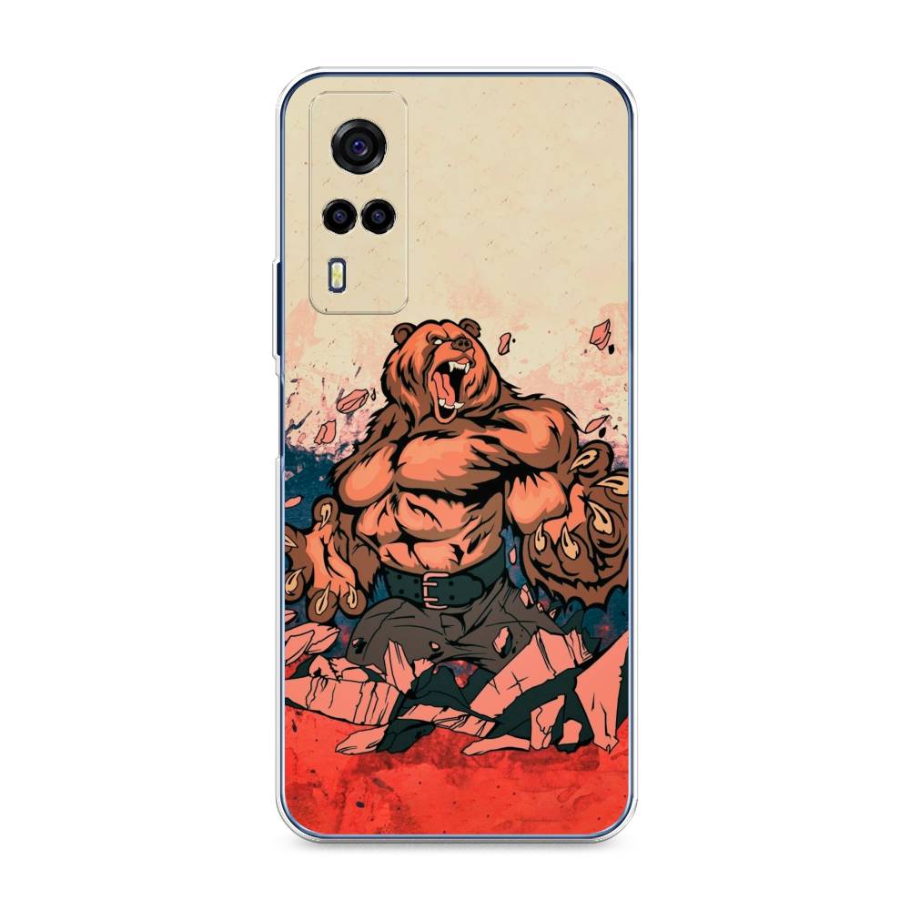 

Чехол Awog на Vivo Y53s 4G "Медведь с флагом РФ", Разноцветный, 264950-2
